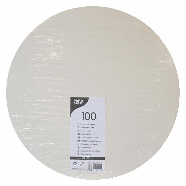 Papstar 81101 Kuchenpapier Rund (81101)