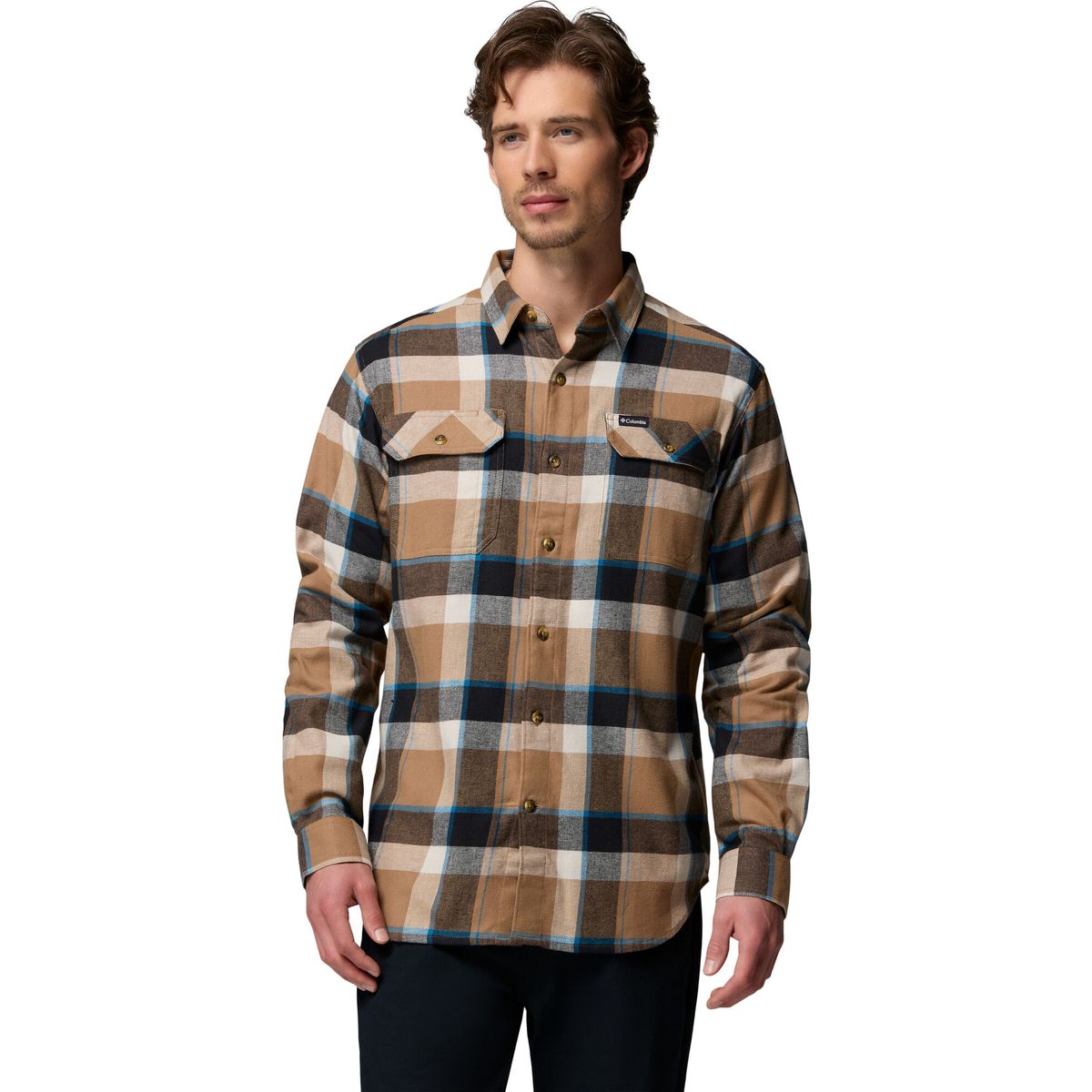 Columbia Men's Flare Gun Stretch Flannel Shirt delta daytrip (256) L 186158-1861581-256-L