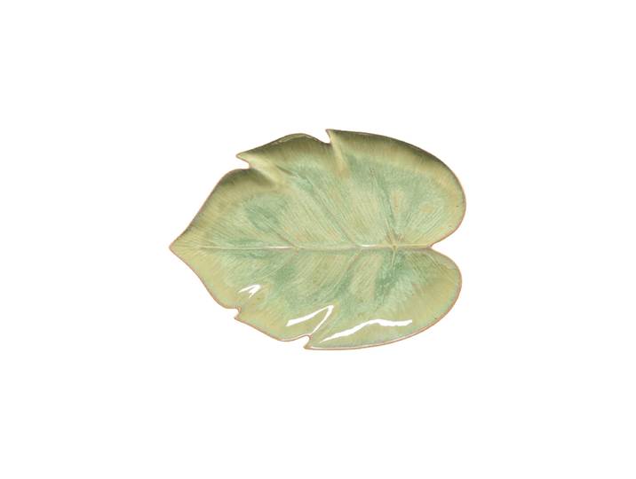 Handgefertigte Servierschale „Monstera Leaf Marrakesh“ Eucalyptus Costa Nova