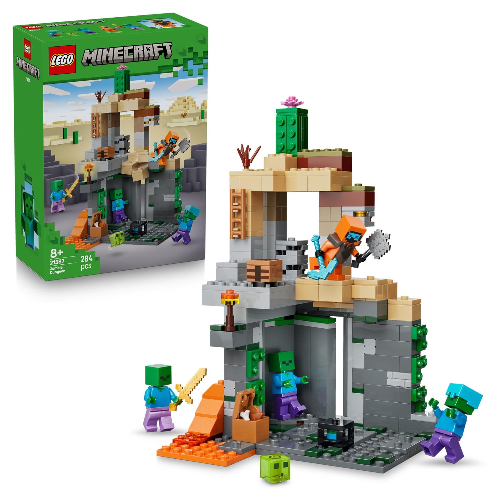LEGO Minecraft De kerker met zombie 21587