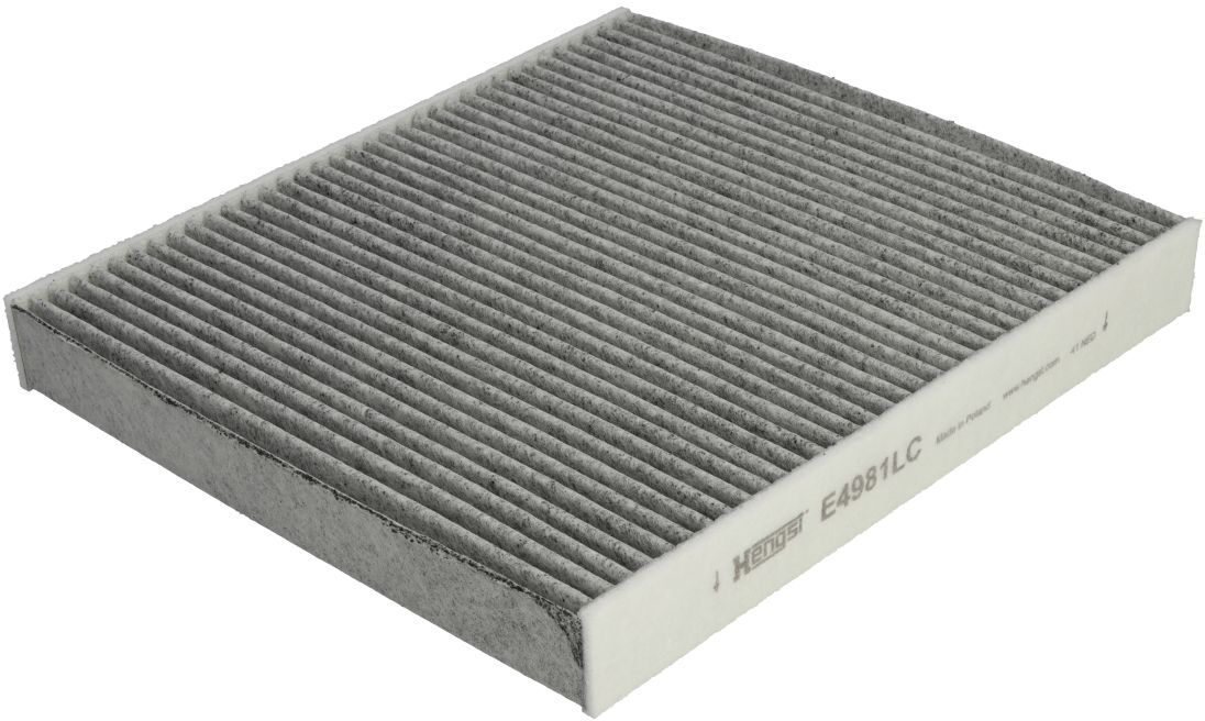 Innenraumluftfilter mit Aktivkohle HENGST Filtration E4981LC