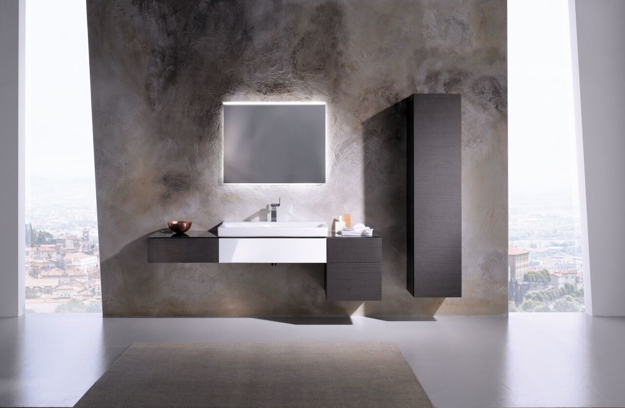 Geberit Xeno2 Lichtspiegel mit direkter und indirekter Beleuchtung, 90x71x5,5cm, 500522001 500522001