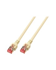 EFB Elektronik EFB-Elektronik Patch-Kabel RJ-45 M bis M 0.15 m SFTP CAT 6 geschirmt halogenfrei Grau (K5510.0,15)