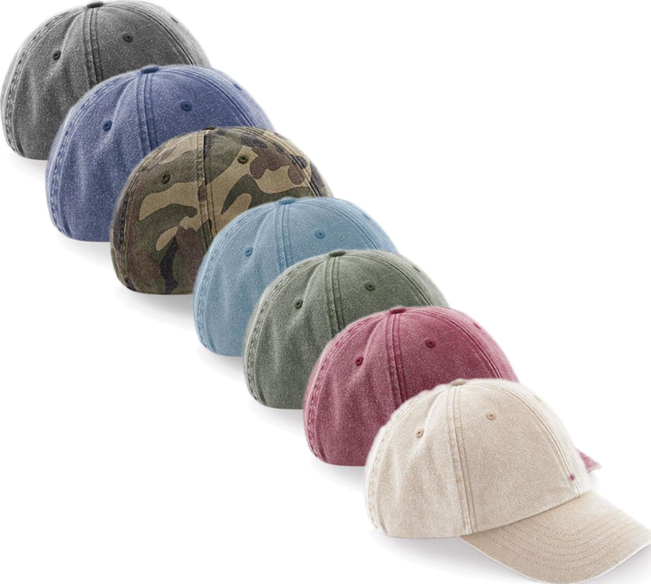 Beechfield Cb655 Low Profile Vintage Cap Vintage Stone One Size