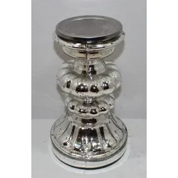 Kerzenhalter (DH 15x23 cm) - silber - DH 15x23 cm