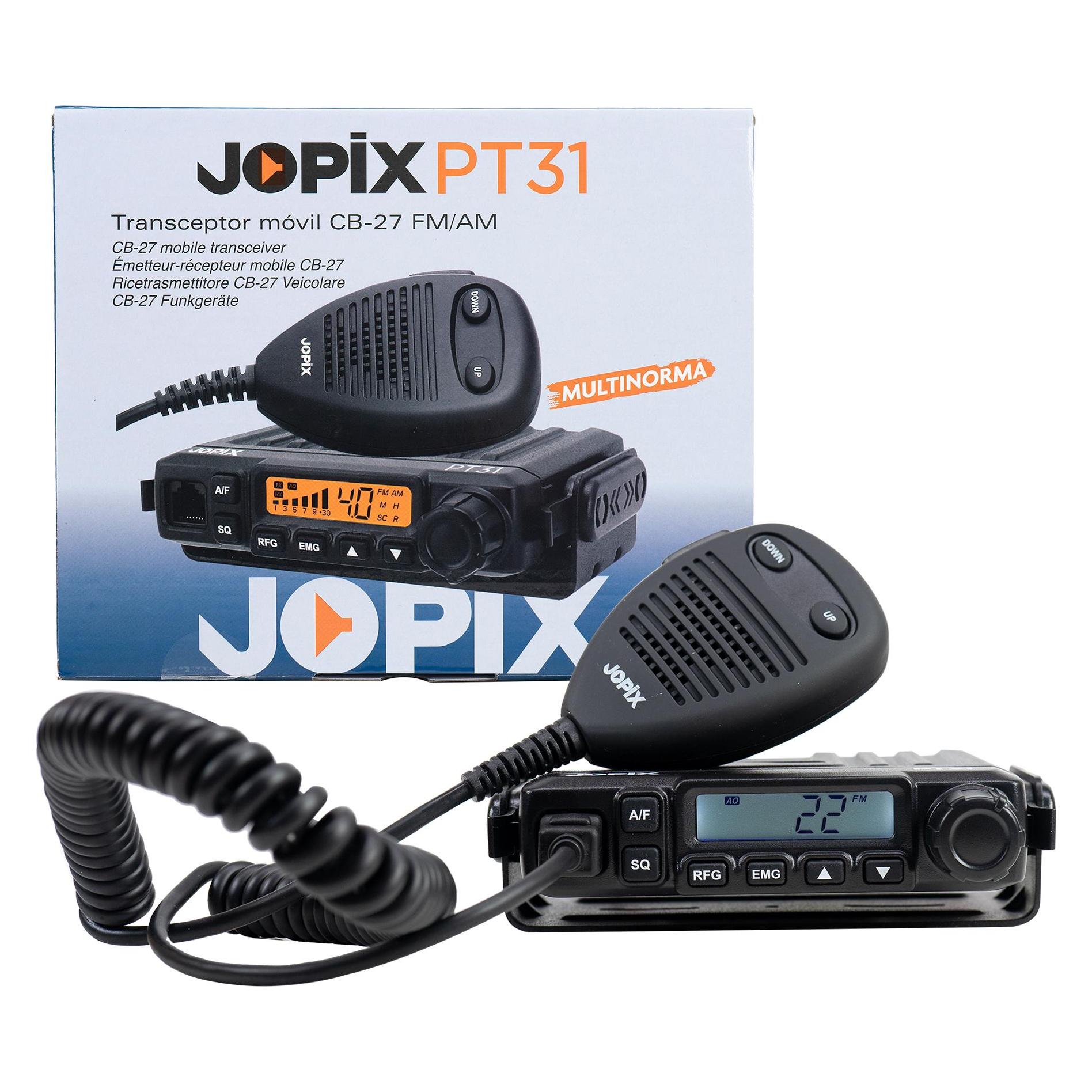 Jopix PT31 AM/FM CB-Funkgerät, 4 W, 12 V, ASQ (43699364)