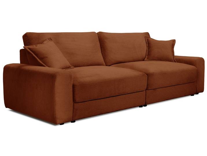 Z2 Big Sofa NAPOLI, terracotta, Cord