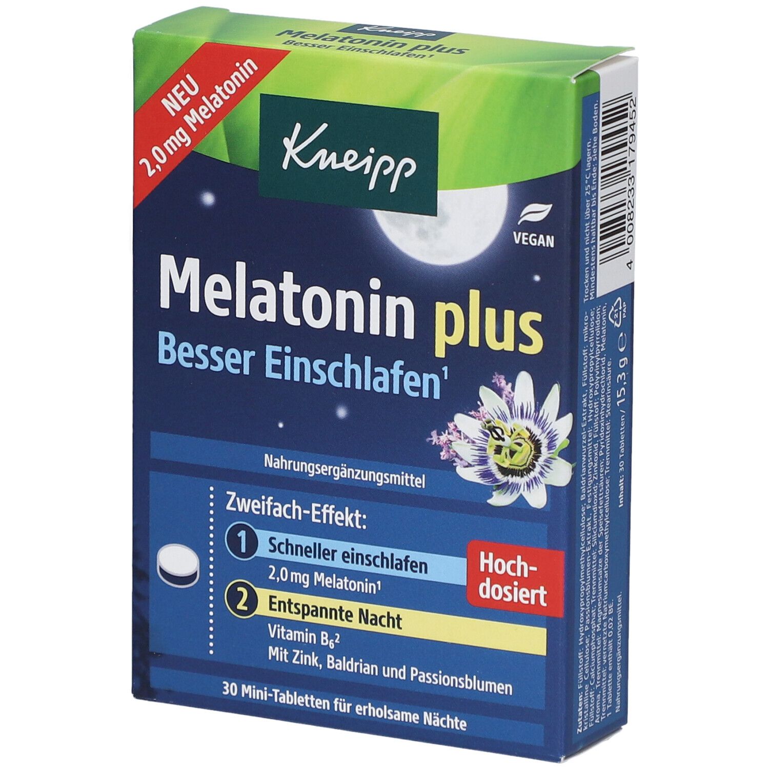 Kneipp Melatonin plus Tabletten 30 St