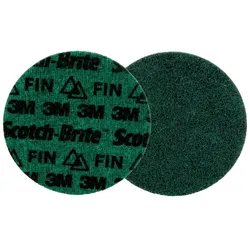 3M Scotch-Brite Präzisions-Vliesscheibe, PN-DH, Fein, 125 mm x keine Bohrung