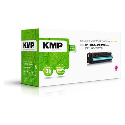 KMP Toner ersetzt HP131A/ Canon 731M (CF213A/6270B002) (M) (1236,0006)