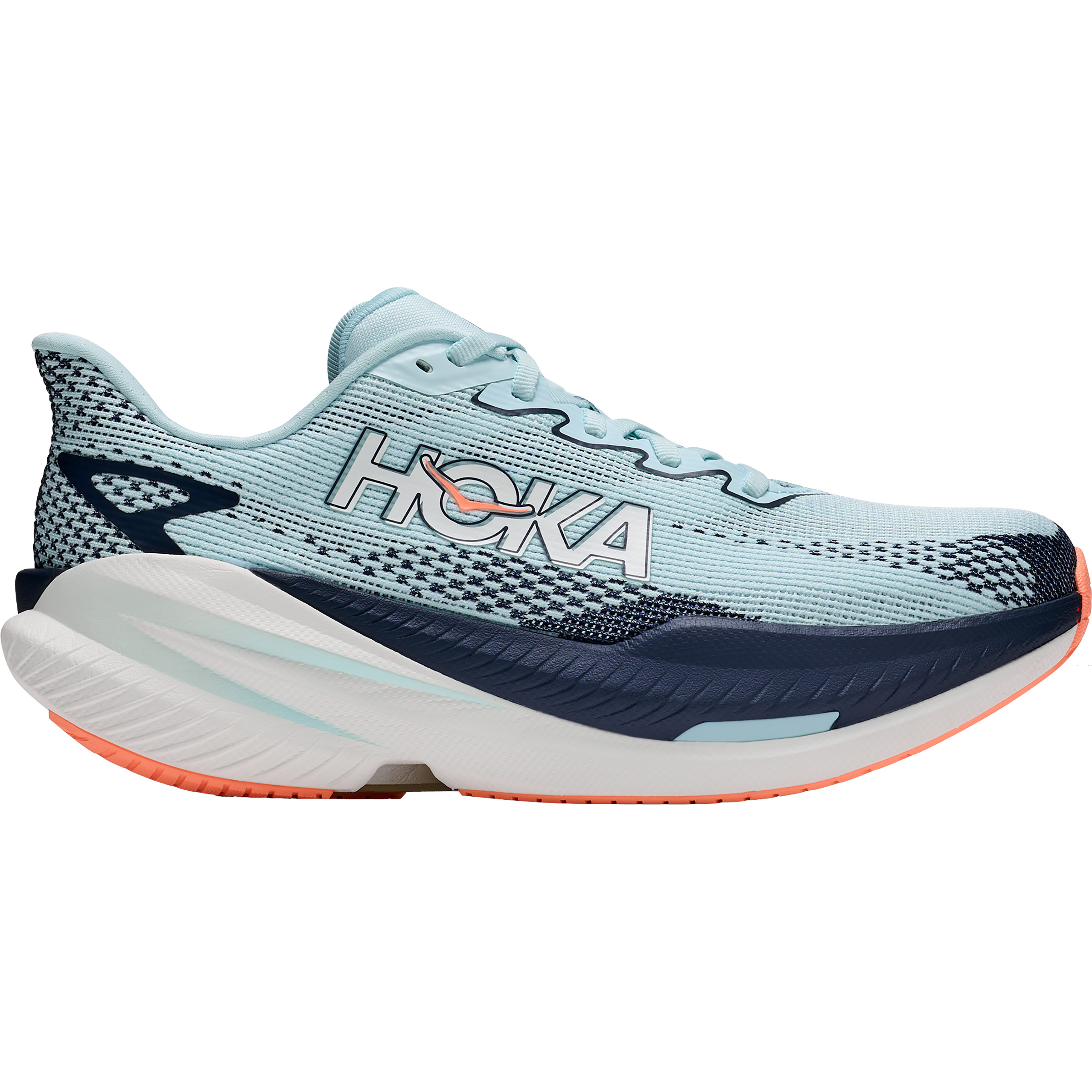 Hoka Mach X 3 Damen Laufschuhe silber Größe 37 Laufen Atmungsaktiv