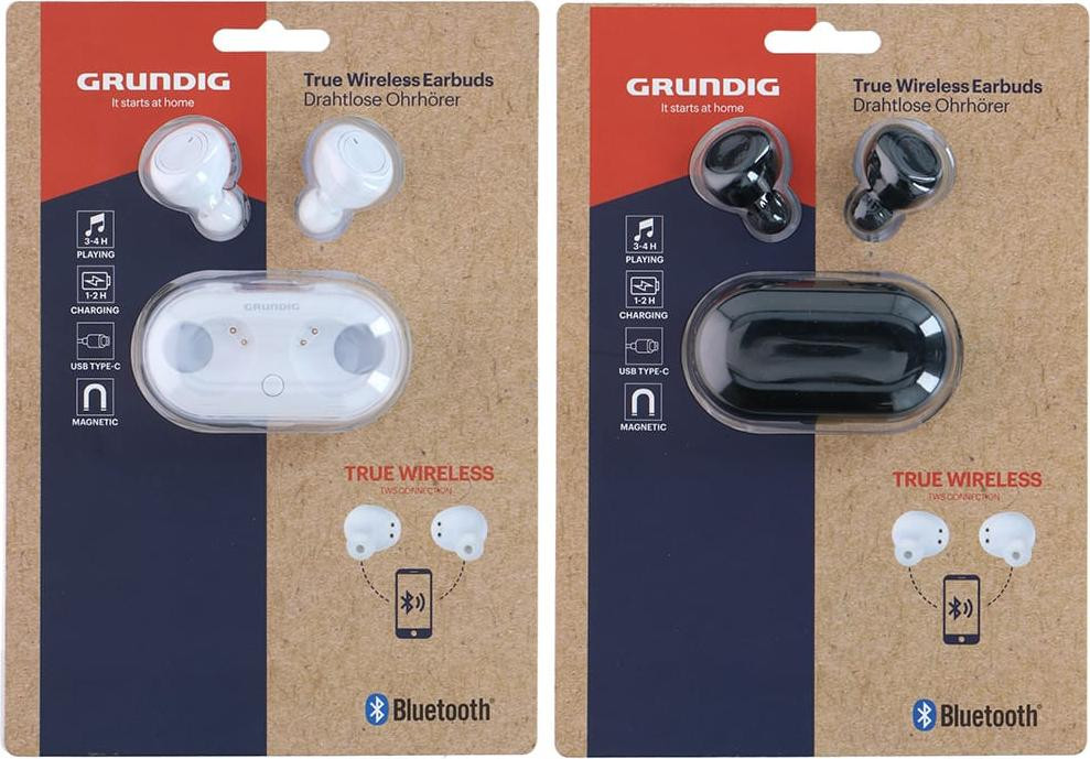 Grundig Draadloze Bluetooth-oordopjes met oplader