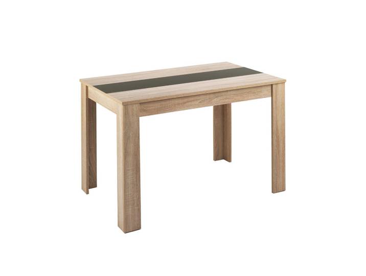 Mid.you Esstisch, Sonoma Eiche, rechteckig, eckig, 80x75x120 cm, schnell aufzubauende und stabile Arbeitsfläche, Esszimmer, Tische, Esstische