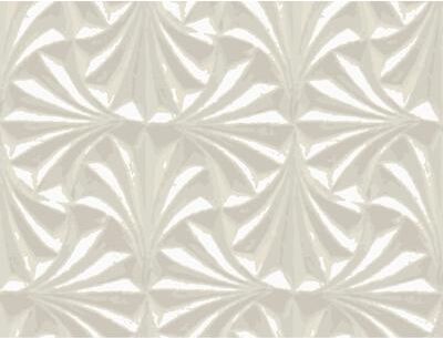 Candice Olson Sculpted Ivory Fans Wallpaper