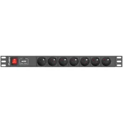 Lanberg PDU-07E-0200-BK PDU 1U 1, USV Zubehör