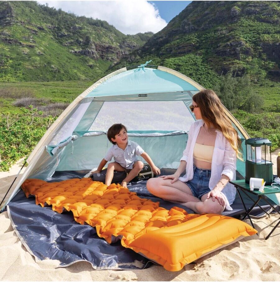 Intex MATERASSO CAMPING ONDULATO CM 71X191X11 CON POMPA