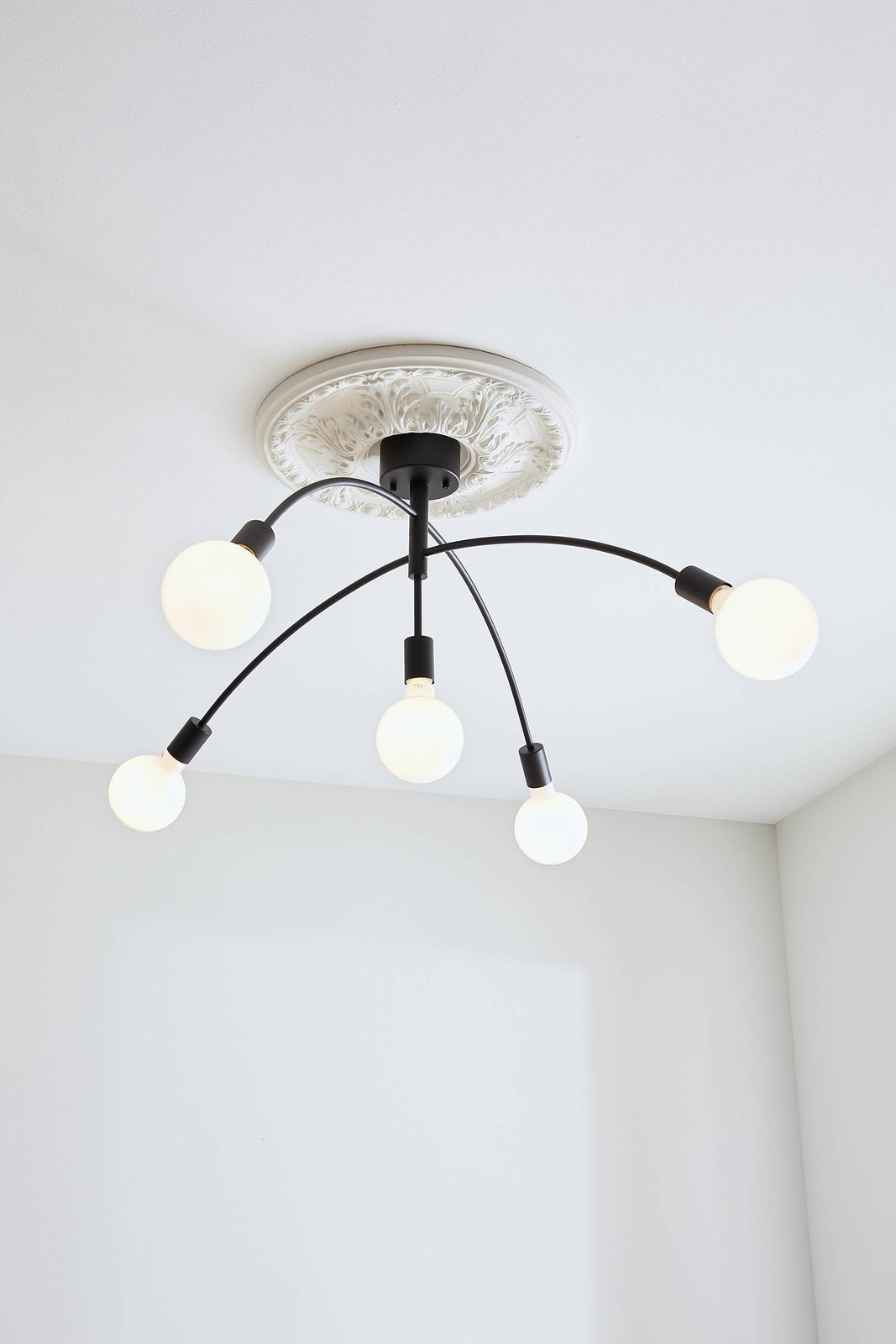 Markslöjd Crux Plafondlamp Black - Metaal - E14