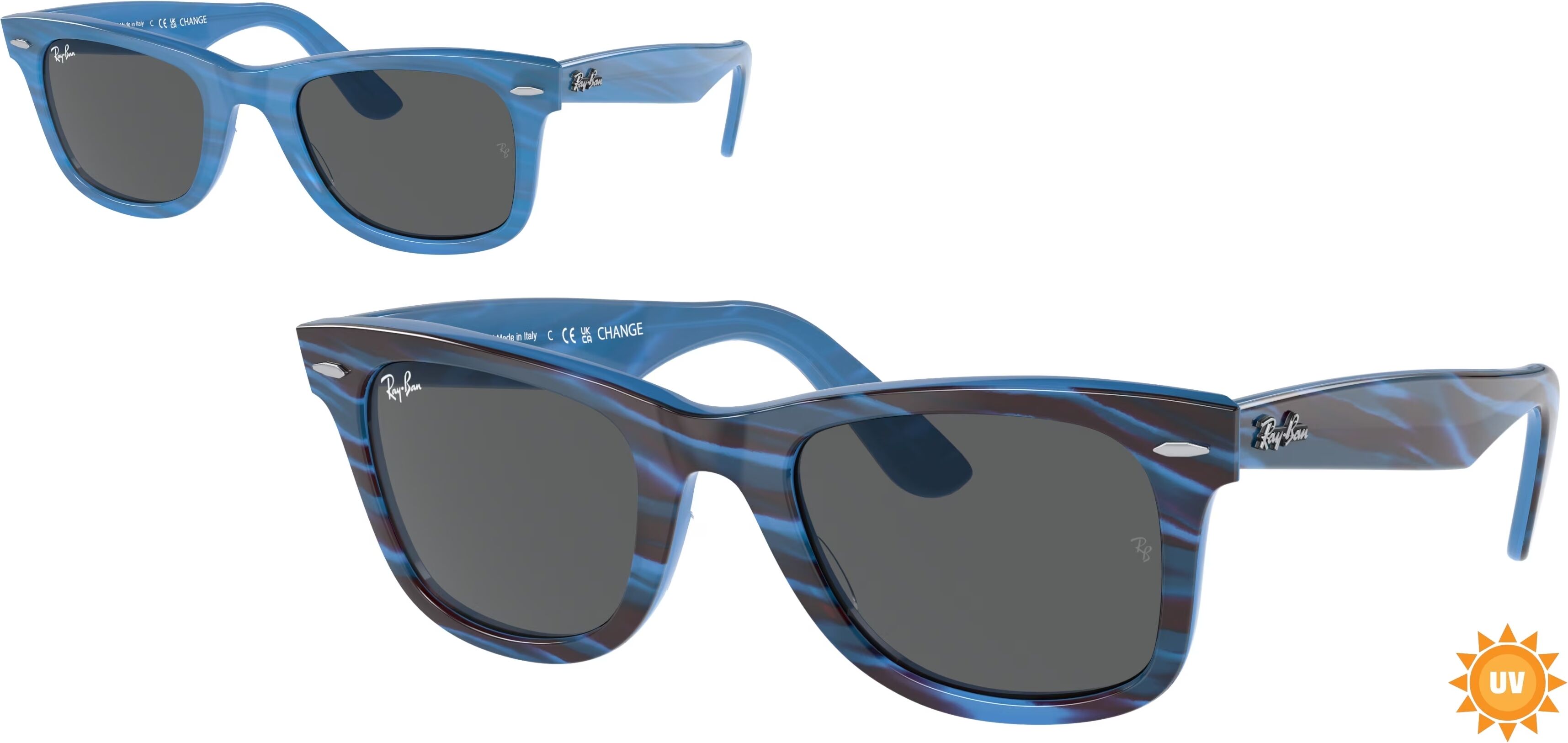 Ray Ban Lunettes de soleil Ray-Ban Wayfarer Change RB 2140 (1409B1) Femme