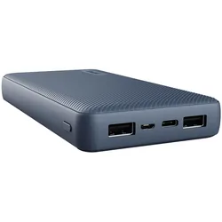 Trust POWER BANK USB 20000MAH/PRIMO BLUE 25026 (20000 mAh, 15 W, 74 Wh), Powerbank, Blau