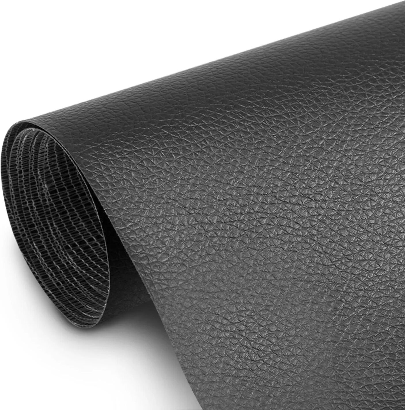 INF Selbstklebender Reparaturflicken aus Kunstleder 50x138 cm Schwarz