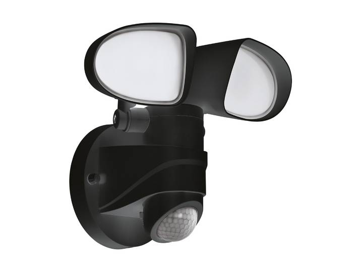 Eglo 98176 PAGINO LED Außen-Wand-/Deckenleuchte 13W Sensor Schwarz Tageslichtweiss IP44