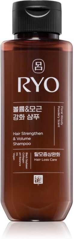 RYO Hair Strengthen & Volume Shampoo shampoing traitant et fortifiant pour le volume des cheveux 180 ml