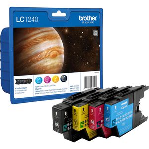 Brother LC-1240 ValuePack CMYK Original Tintenpatronen