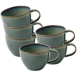Villeroy & Boch, Tasse, Multipack Crafted Breeze Kaffeeobertasse - 6 Stück (247 ml, 6x)