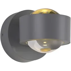 Schöner Wohnen-Kollektion LED Wandleuchte CHIA, silber, Up- & Downlight