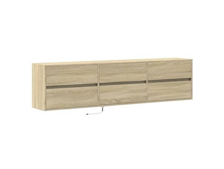 vidaXL TV-Wandschrank mit LED Sonoma-Eiche 180x31x45 cm