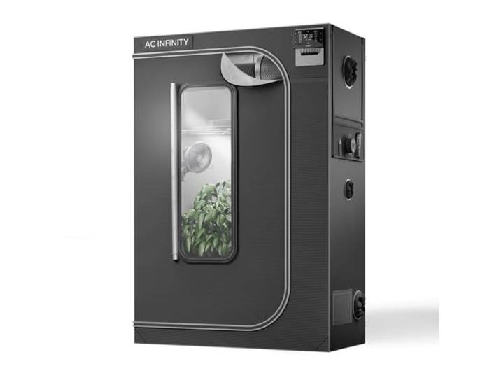 AC Infinity CLOUDLAB 642, Growzelt 4x2, Extra dicke Stangen & Mylar Canvas, 25 mm Stahlstangen, laborgetestet höchste Reflexion, großes Sichtfenster, Montageplatte für Controller, Indoor Grow