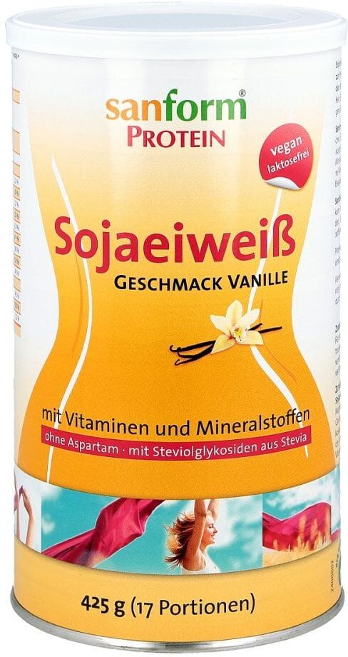 Sanform Protein Sojaeiweiss Vanille Pulver