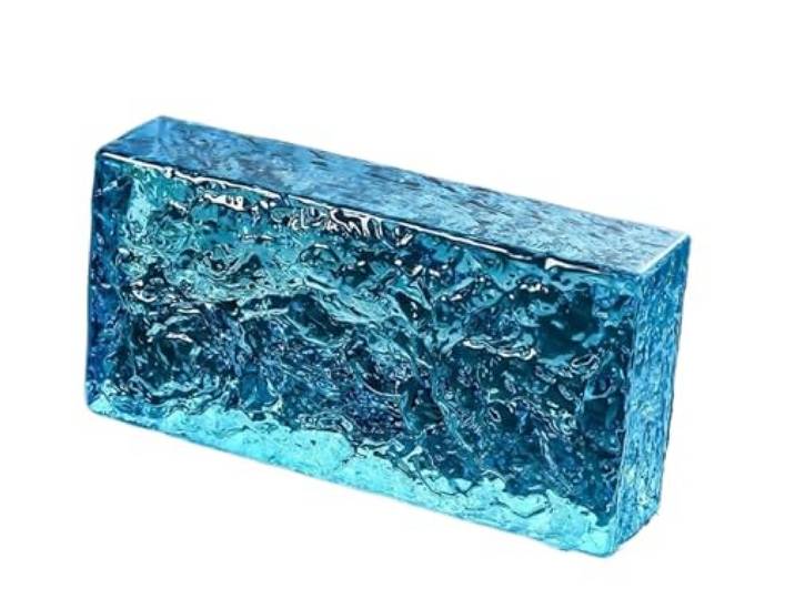 Glasbausteine, 7, 8 x 3, 9 1, Zoll for Raumteiler und Dekoration(Blue)