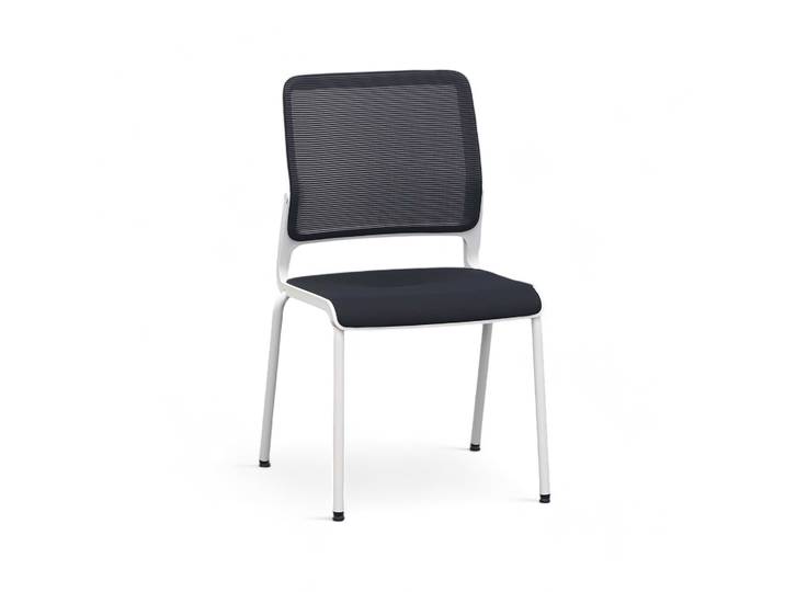 4-legged chairs Sitag SitagXilium Mesh Black without armrests, New - Perfect for office and reception