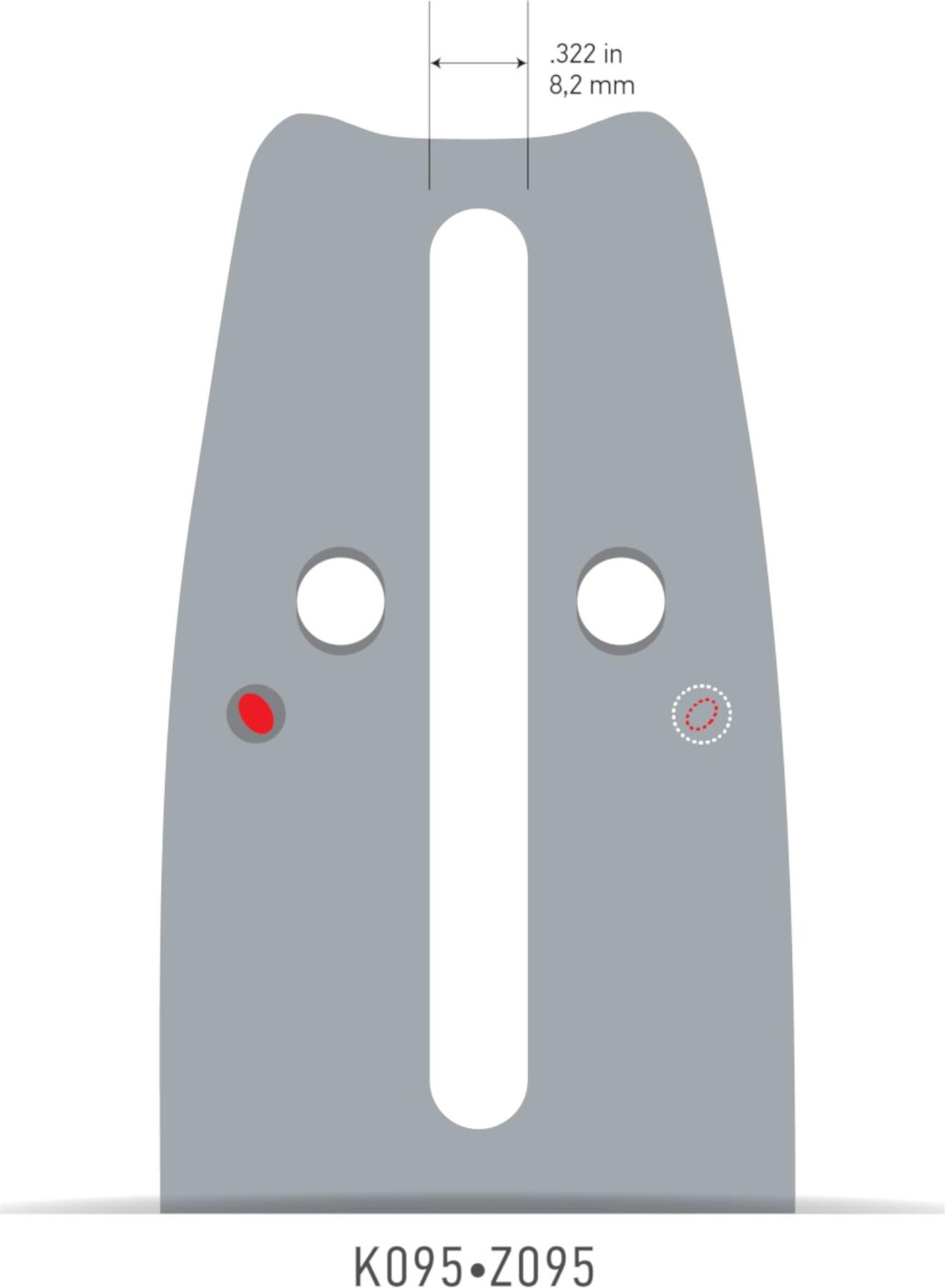 Oregon AdvanceCut geleiderail voor kettingzaag, 33 cm, 1,3 mm, .325" (130MLBK095)