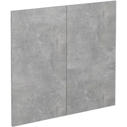 Vicco, Regal, Küchenfront R-Line, Beton, 79.2 x 71.3 cm Möbelfront für den Spülenunterschrank