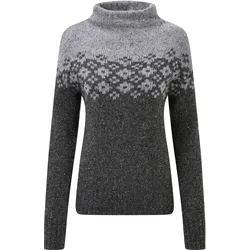 Sherpa MANDARI MOCK NECK SWEATER XS CHARCOAL