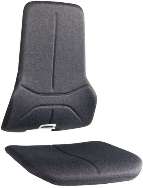 bimos Élément rembourré tissu noir pour chaise de travail ESD Neon (9588E-9801)