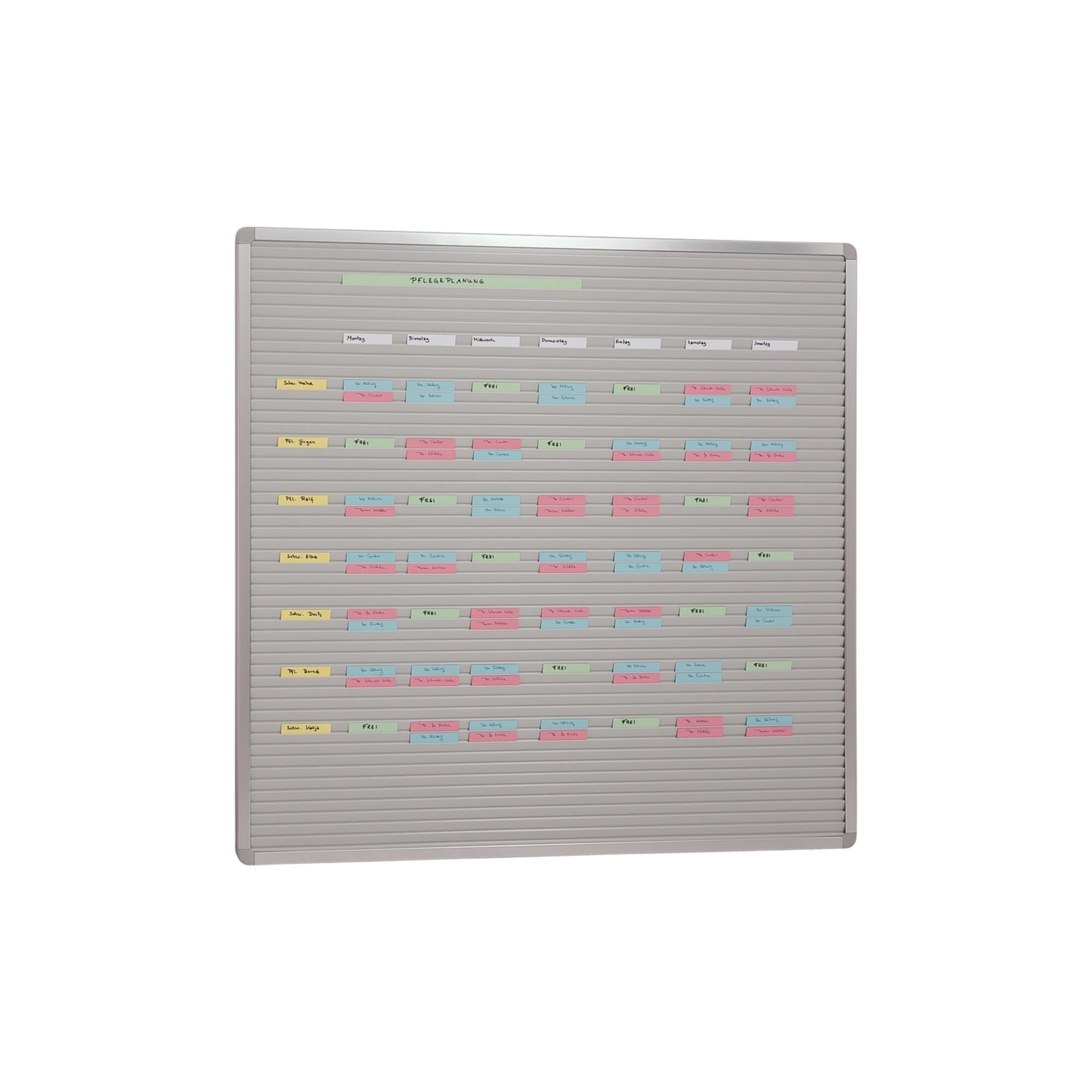 Eichner VISIPLAN-Tafel ohne Raster, 52 Schienen 100 x 94 cm (9080-00118)
