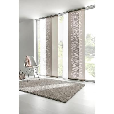 Schiebegardine HEINE HOME Gr. 4, weiß, B:60cm H:245cm, Polyester, Gardinen