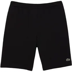 LACOSTE Herren Sweatshorts - Shorts aus Fleece, Regular Fit, Logo, Baumwoll-Mix Schwarz / M