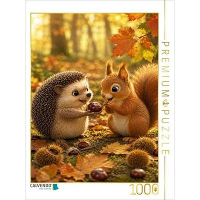 CALVENDO Puzzle Eine Kastanie für dich | 1000 Teile Lege-Größe 64 × 48 cm Foto-Puzzle für glückliche Stunden