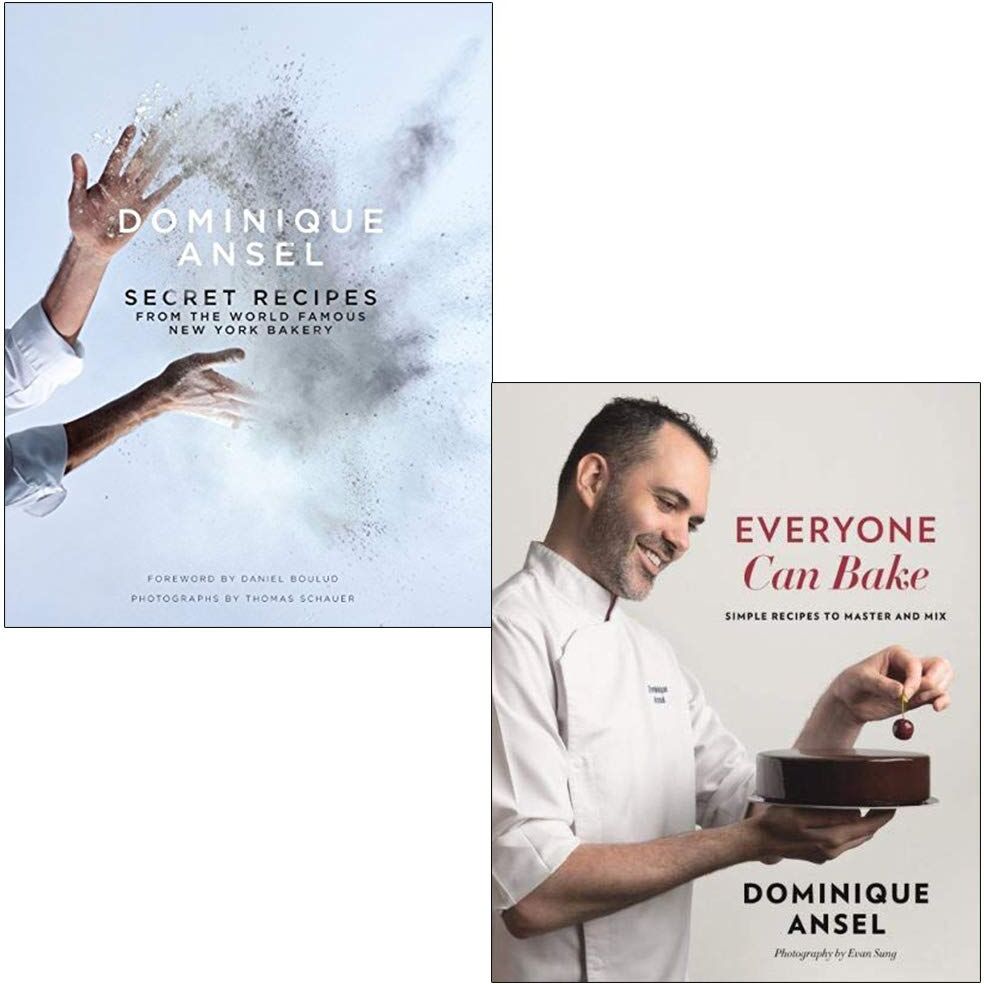 Murdoch Books Dominique Ansel 2 Books Collection Set - Secret Recipes & Everyone Can Bake - Hardback Cookbooks - Gift for Home Bakers & Pastry Fans