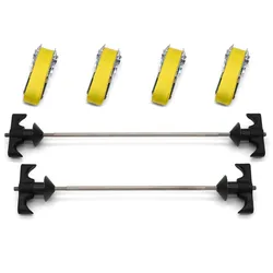 AXfix Lite Motorrad Verzurrsystem Set (vorne & hinten), AXfix Light Gurtauswahl: Spanngurt-Set