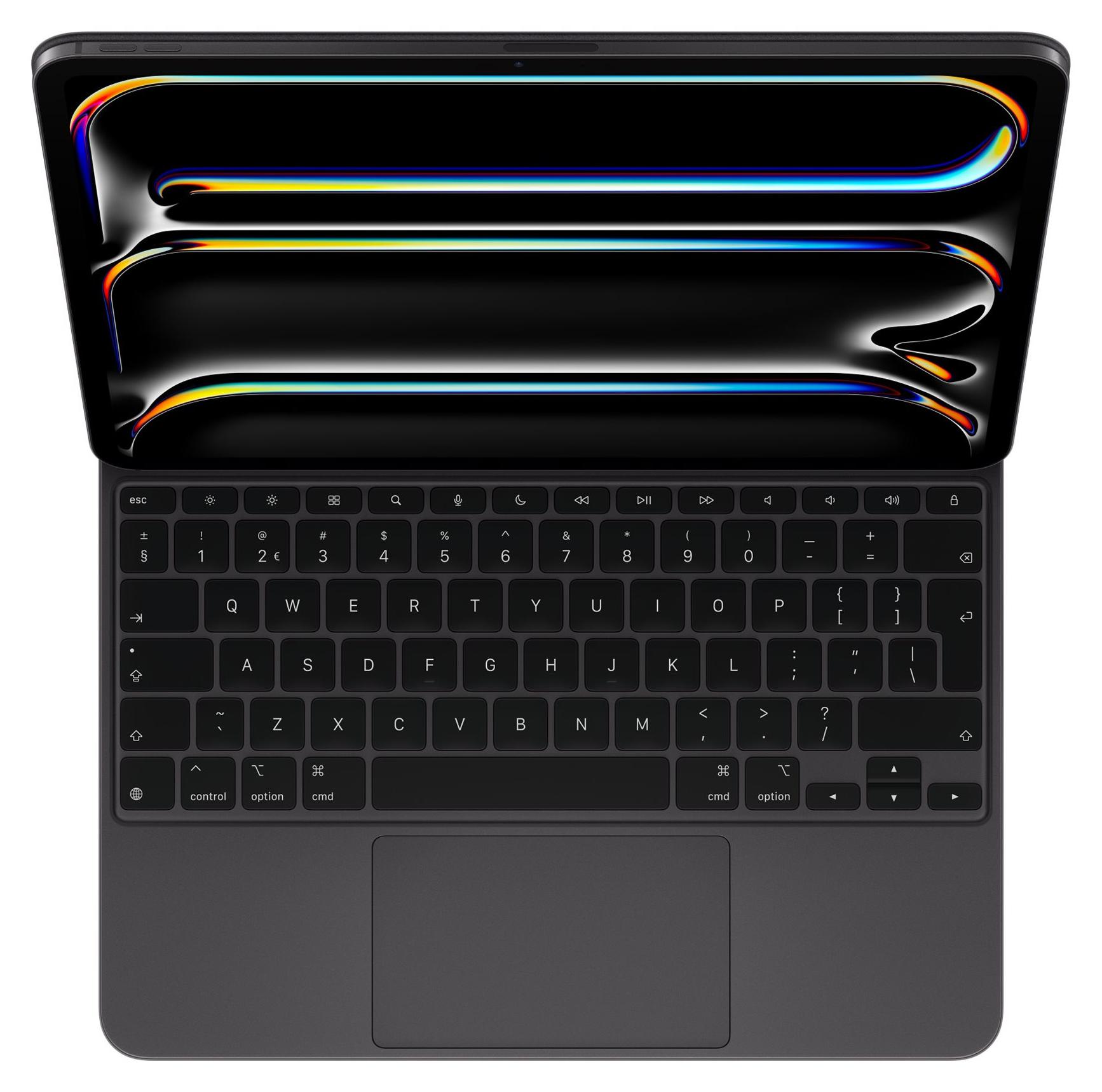 Apple Magic Keyboard für 13" iPad Pro (M4) - Niederländisch - Schwarz, QWERTY, Holländisch, Trackpad, Scherenschalter, 1 mm, Apple