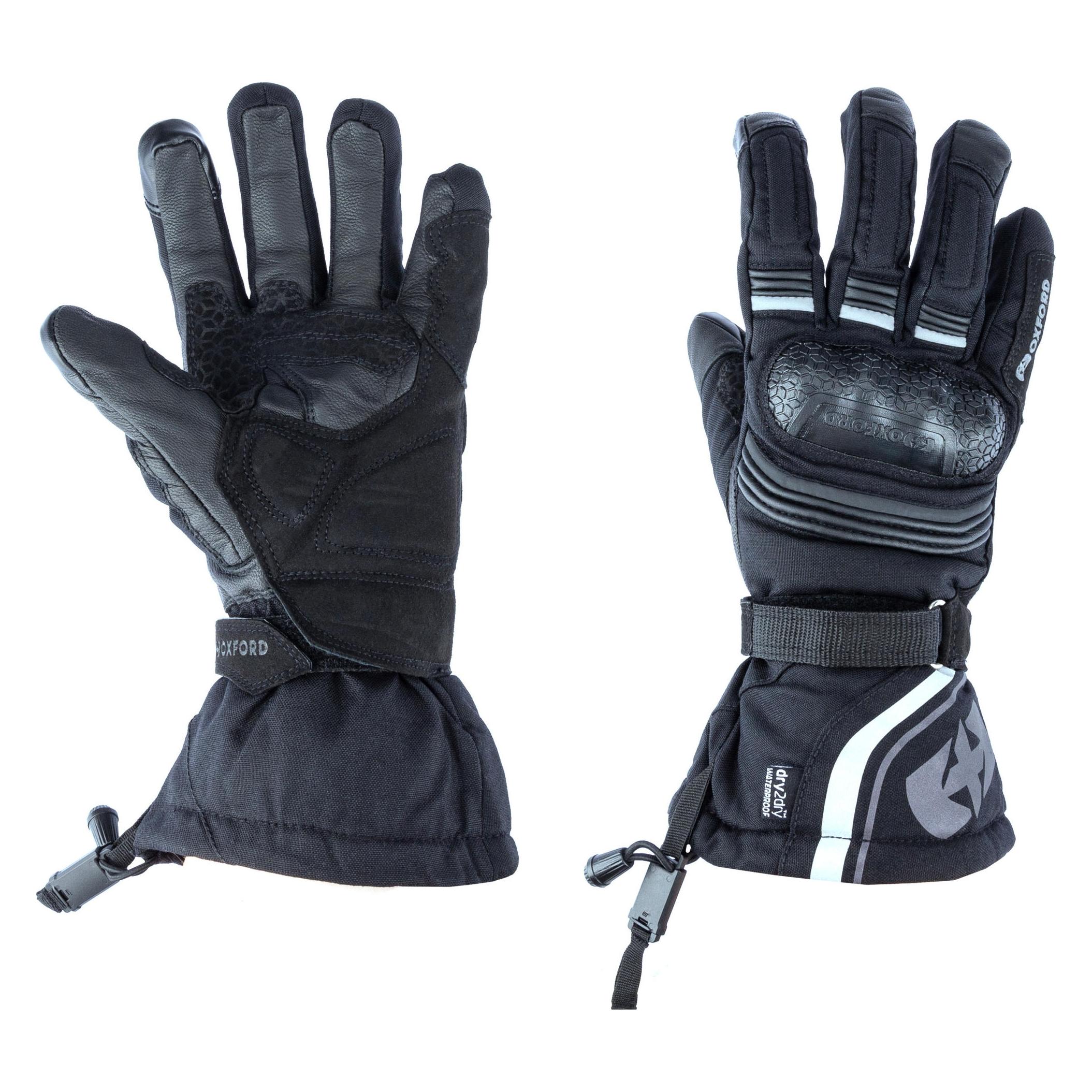 Oxford Products Herren MS Montreal 4.0 Dry2Dry Motorradhandschuhe, Schwarz, M (Herren, M) (GM201101M)