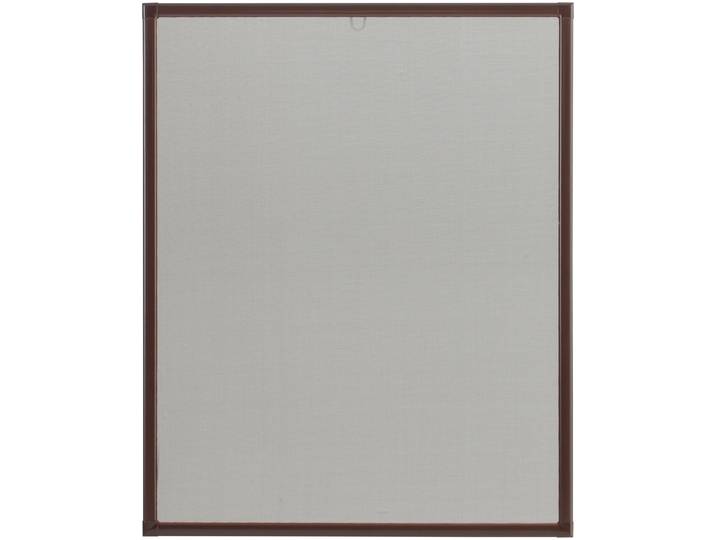 Insektenschutz-Fensterrahmen HECHT INTERNATIONAL Basic , braun (rahmen: braun gewebe: anthrazit), B:80cm H:100cm, Insektenschutzgitter, Insektenschutz-Fensterrahmen