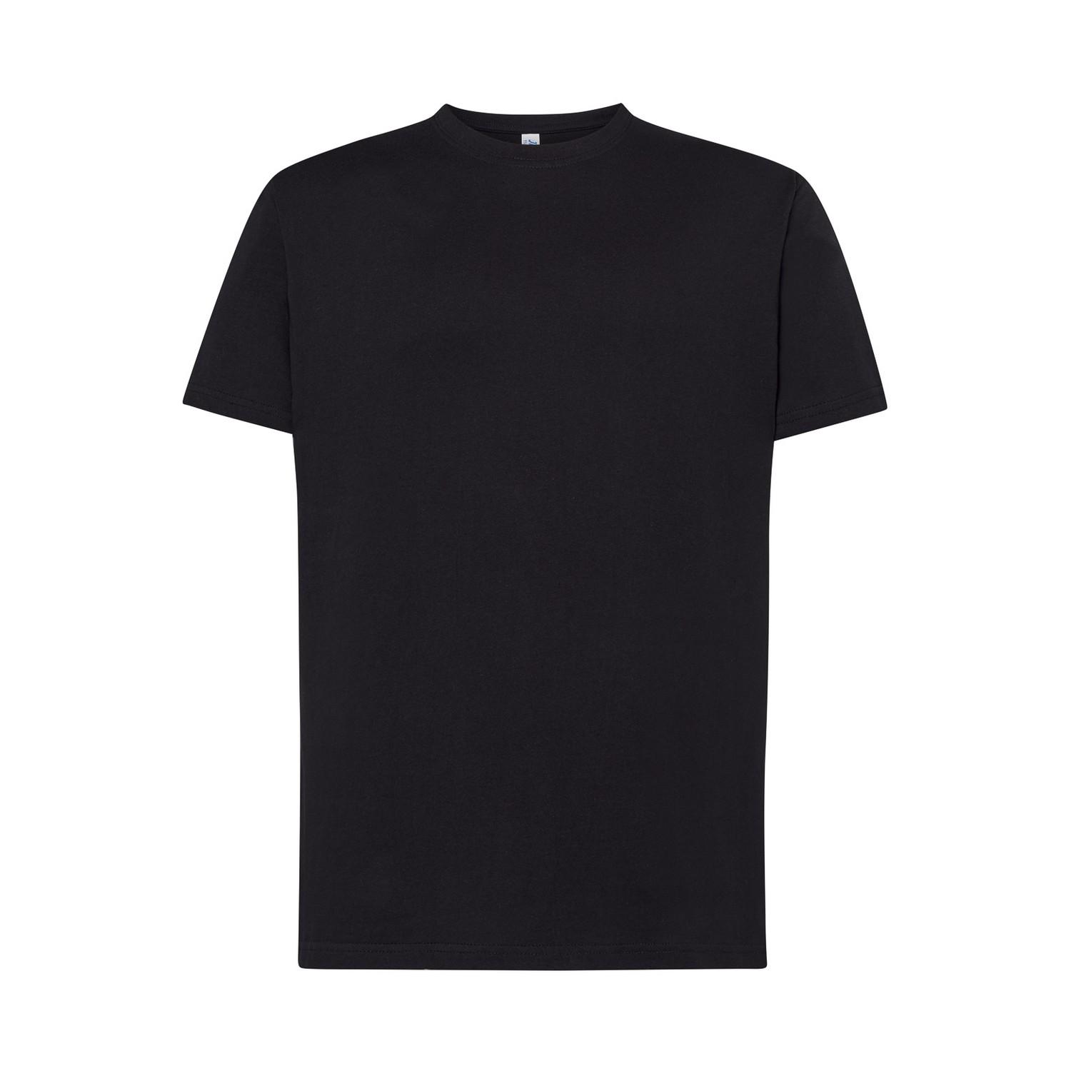 JHK Heren Normaal T-Shirt (Zwart)
