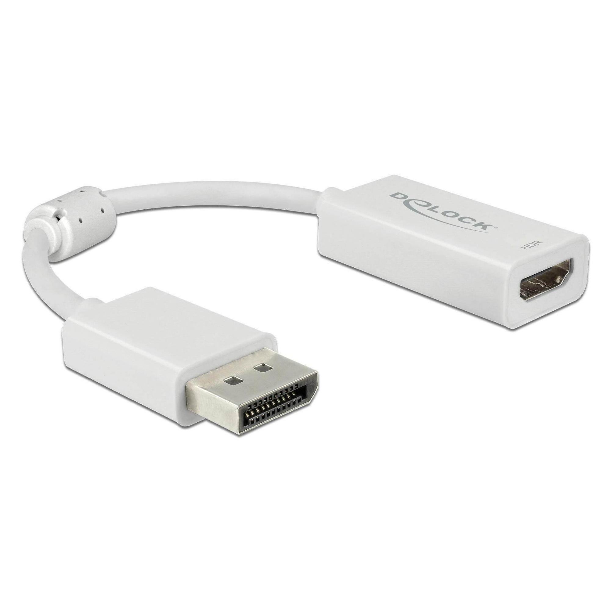 Delock Monitoradapter DP zu HDMI, passiv, HDR, 4K (DisplayPort, HDMI) (63936)