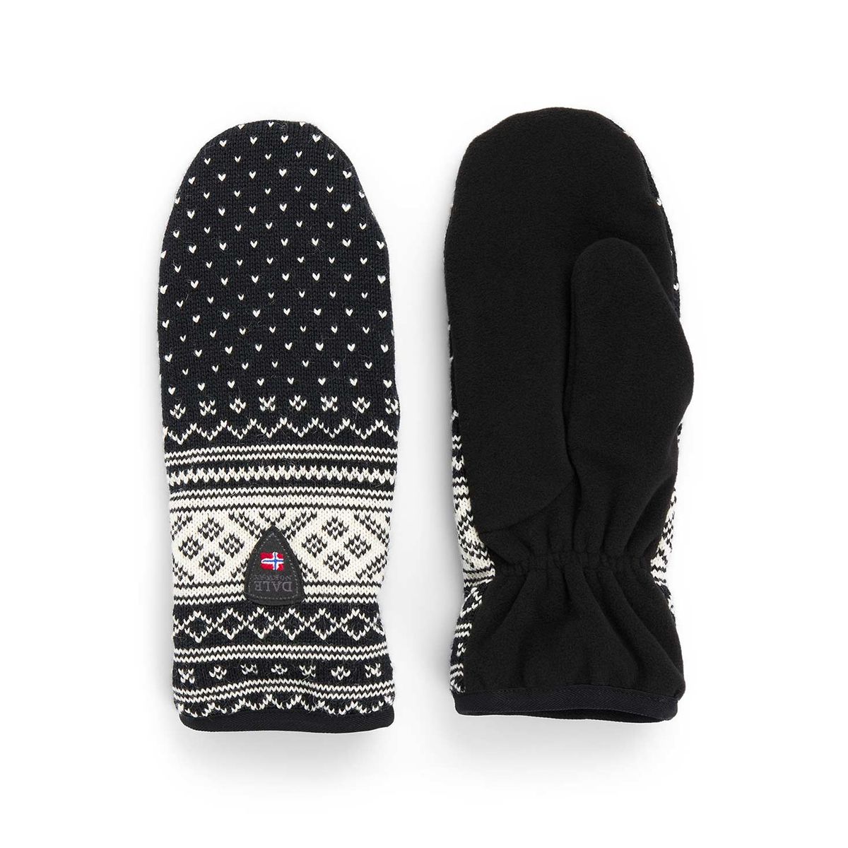 Dale of Norway Valløy Polar Mittens black offwhite (F01) L 25081-F01-L